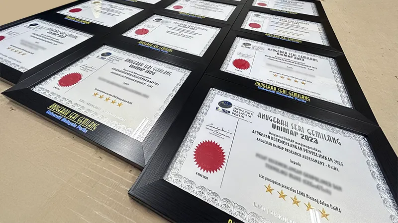 Universiti Malaysia Perlis - UNIMAP Case Study - Custom Frame and Mirror by PreMo