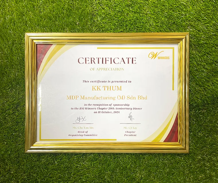 PreMo Frame Certificate / Appreciation Frame - Best Selling Gold Series
