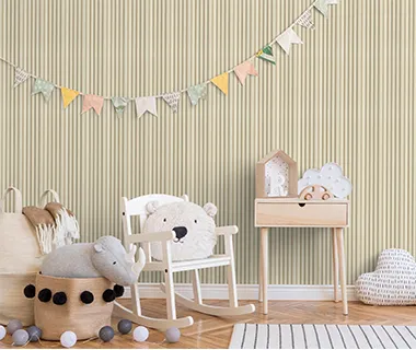 PreMo Wall Fluted Panel Paster Series - Cream