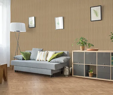 PreMo Wall Fluted Panel Wood Series - Cappuccino