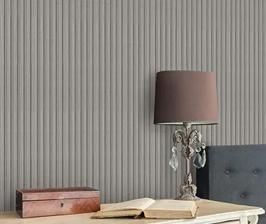 PreMo Wall Fluted Panel Wood Series - Ash Grey