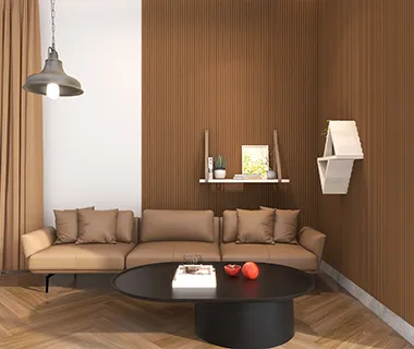 PreMo Wall Fluted Panel Wood Series - Walnut